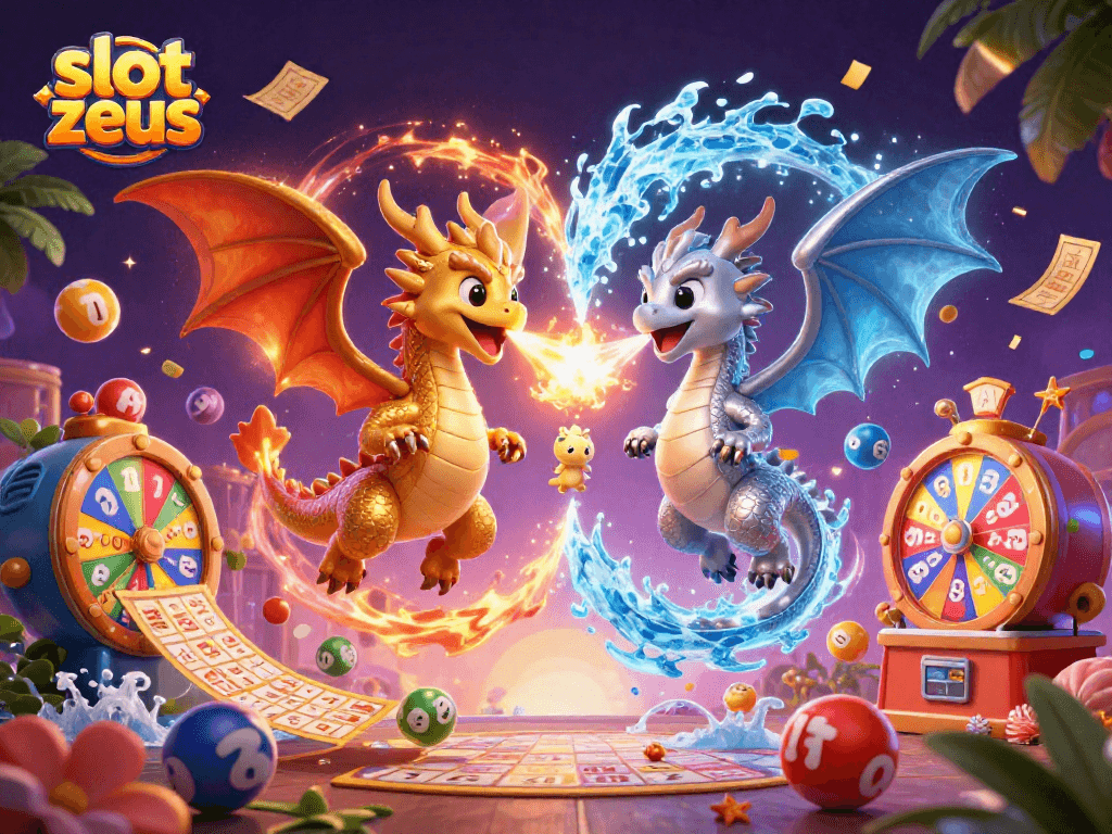 Play and win on slot zeus with dynamic 3D illustrations of dragons and exciting game elements.