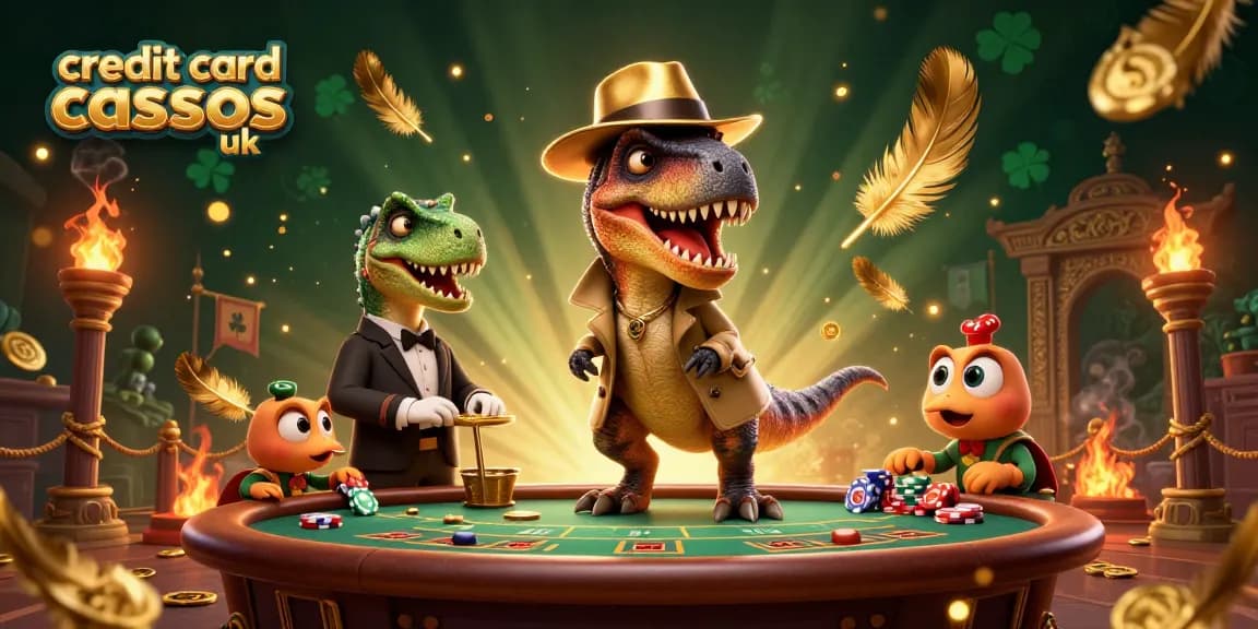 Experience the thrill of credit card casinos uk with colorful characters at the blackjack table.