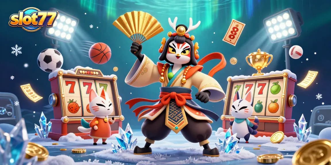 Spin slot77 reels to uncover exciting wins and jackpots in a vibrant casino scene.