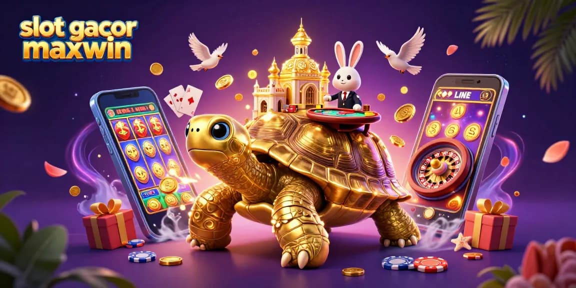 Experience the thrilling world of slot gacor maxwin with vibrant illustrations showcasing dynamic gameplay and winning possibilities.