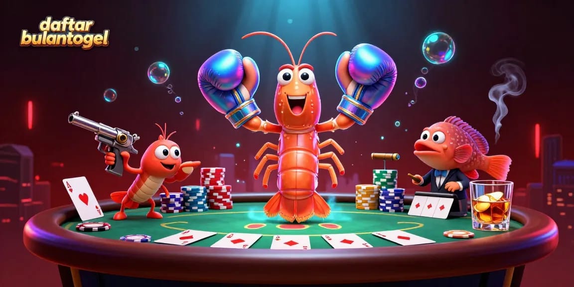 Menggali daftar bulantogel dengan pemandangan menarik di kasino, termasuk udang mantis 3D yang berwarna-warni.