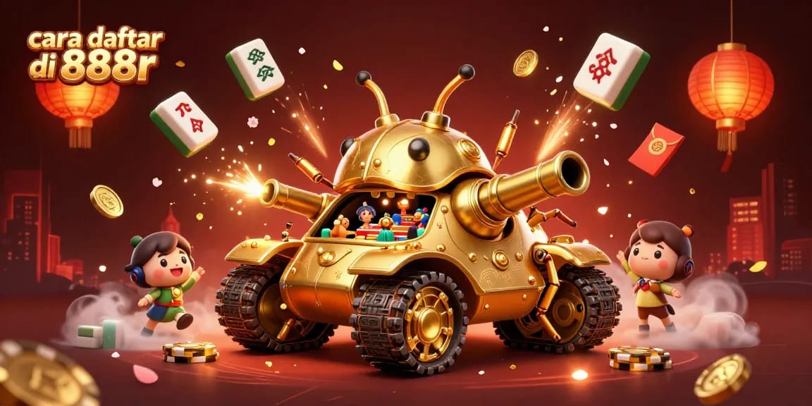 Experience cara daftar di 888r with an immersive casino adventure featuring an animated beetle tank.
