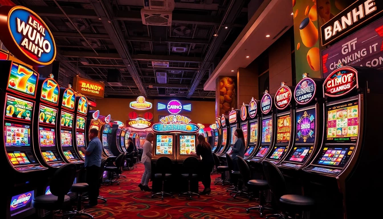 Jangan lewatkan slot online yang menampilkan mesin slot yang berwarna-warni dan menarik di kasino.