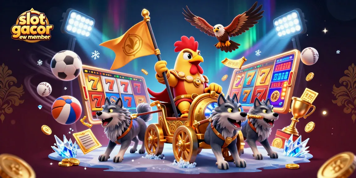 Engage in slot gacor new member experiences with a thrilling casino scene featuring dynamic gameplay elements.