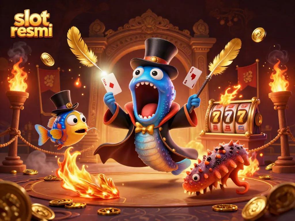Experience thrilling entertainment featuring slot resmi games with lively characters and magical elements.