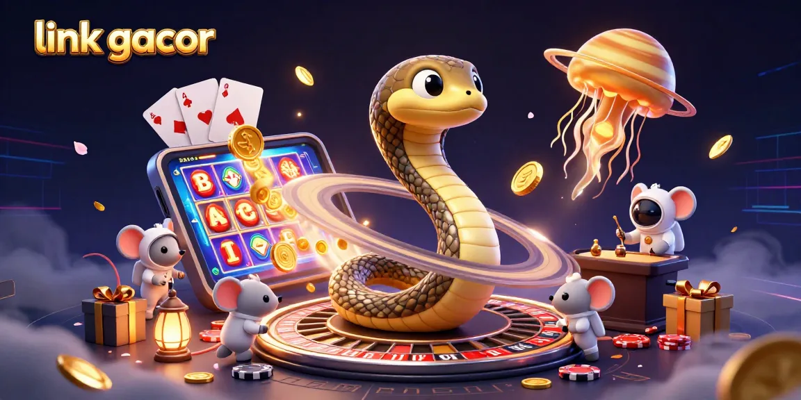 Experience thrilling bets with link gacor as adorable astronaut mice engage in cosmic casino action.