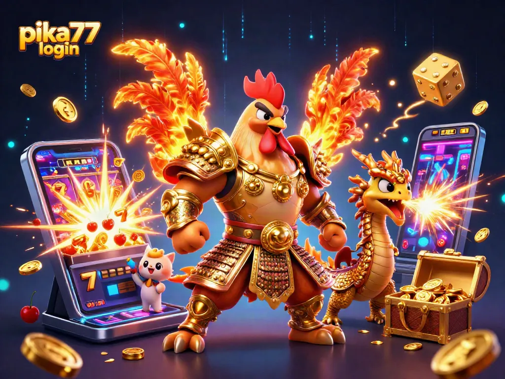 Experience the excitement of pika77 login with dynamic gaming elements and vibrant characters.