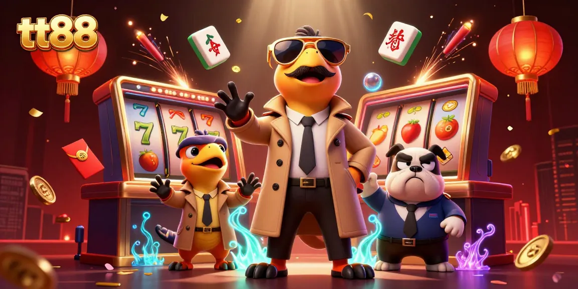 Experience thrilling fun at tt88 casino with dynamic 3D characters navigating their way to winning jackpots.