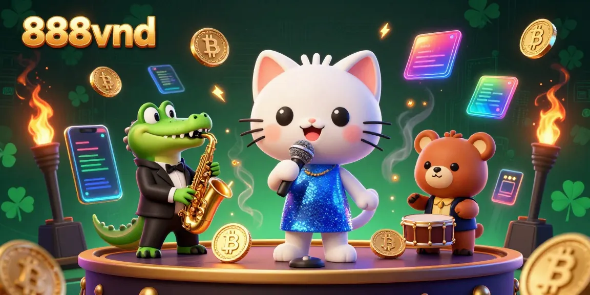 Celebrate winning with engaging entertainment at 888vnd featuring vibrant 3D cartoon characters.