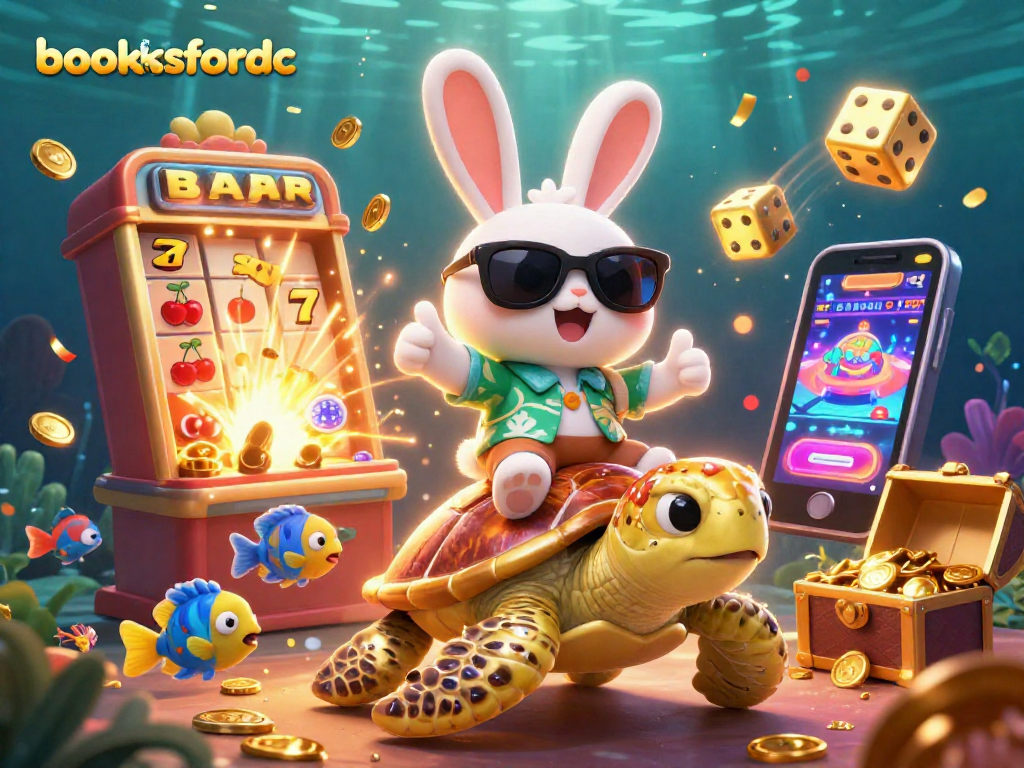 Spin and win at booksfordc with a vibrant scene of luck and adventure in the casino world.
