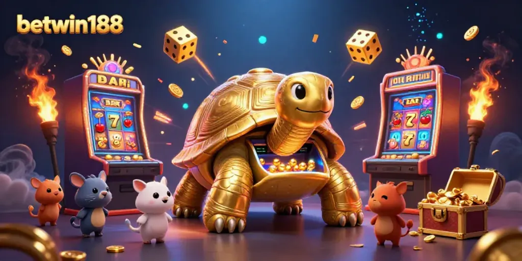 Betwin188 menawarkan permainan slot 3D menarik dengan berbagai elemen berkilauan dan visual yang memikat.