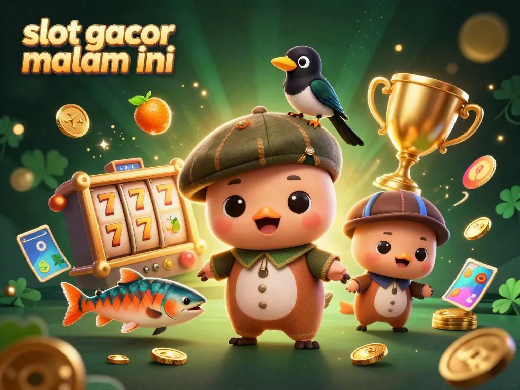 Menghadirkan suasana bermain slot gacor malam ini dengan karakter lucu inklusif yang menarik perhatian pemain.