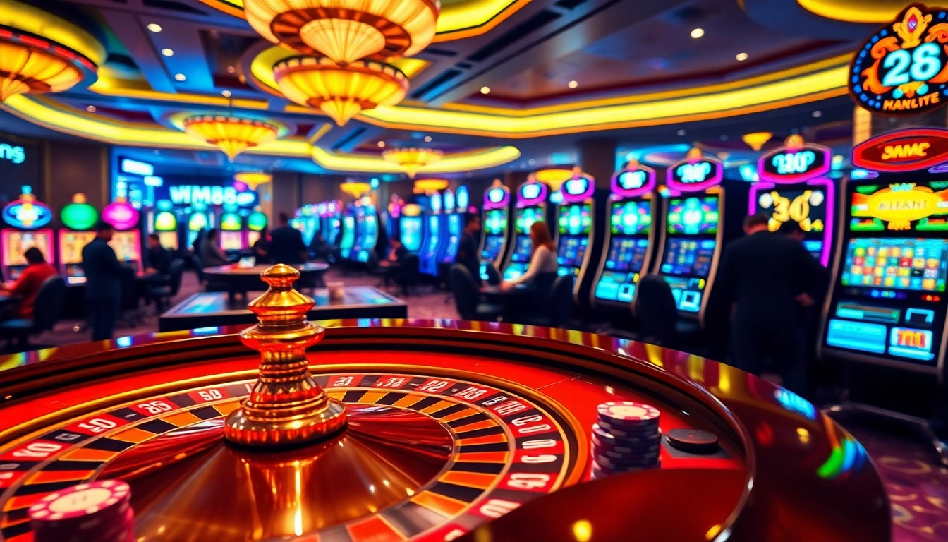 Experience the thrill of MM88 with strategic gambling at a vibrant casino table.